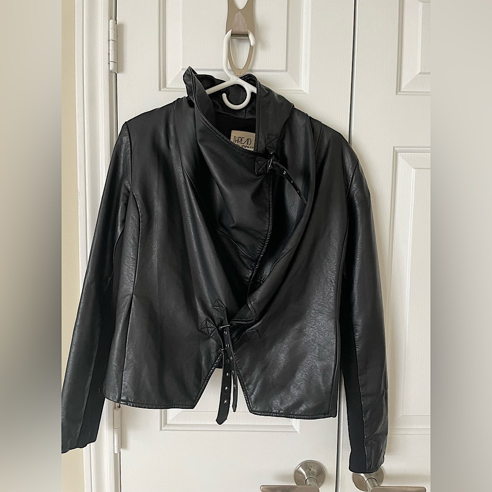 Thread & Supply Faux Leather Jacket